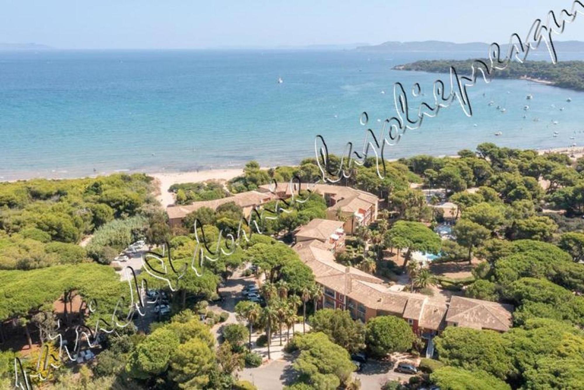 Ferienwohnung Magnifique Parc De La Presqu'Ile Avec Piscine Et Plage Face A Porquerolles ! Hyères Exterior foto