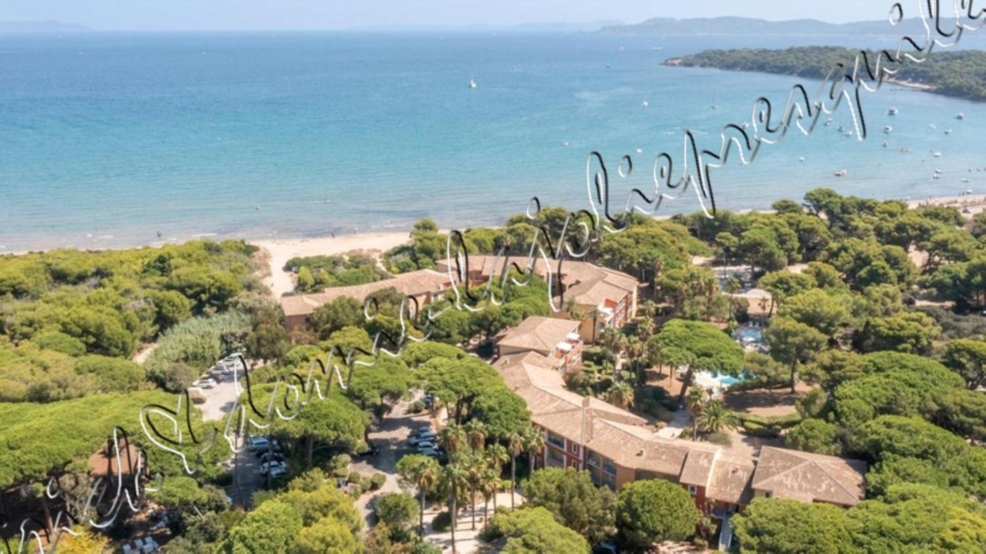 Magnifique Parc De La Presqu'Ile Avec Piscine Et Plage Face A Porquerolles ! Hyères Exterior foto