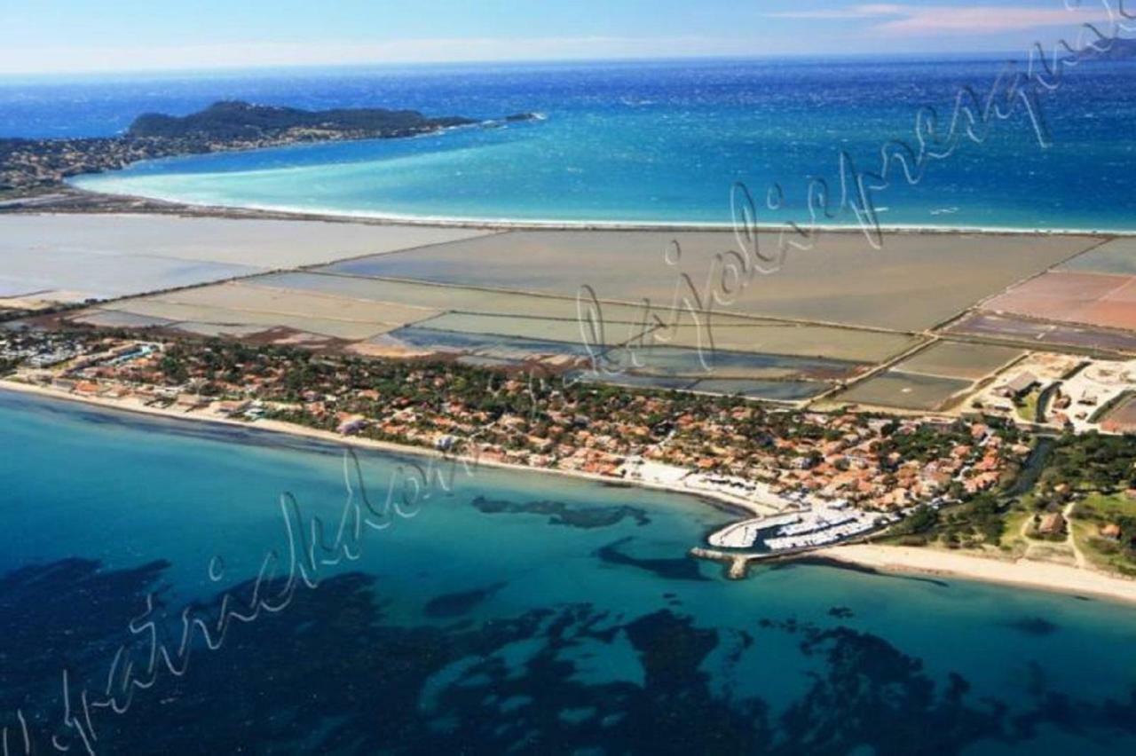 Ferienwohnung Magnifique Parc De La Presqu'Ile Avec Piscine Et Plage Face A Porquerolles ! Hyères Exterior foto