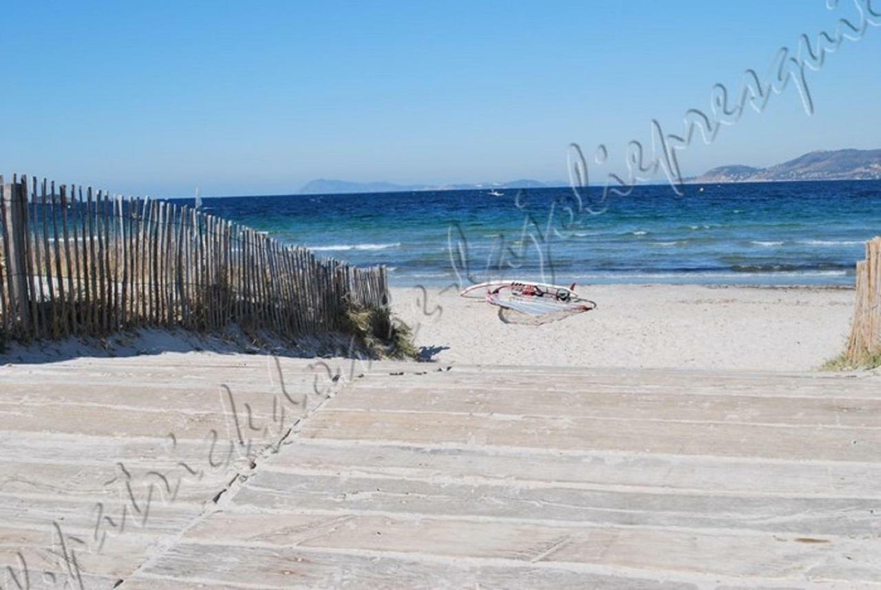 Ferienwohnung Magnifique Parc De La Presqu'Ile Avec Piscine Et Plage Face A Porquerolles ! Hyères Exterior foto